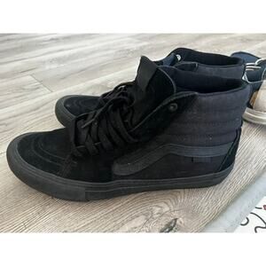 Vans Original Off the Wall black high top sneakers size 13 Retro Y2K classic